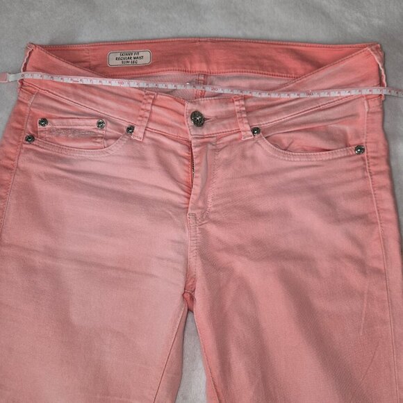 Pepe Jeans Ladies  Pixie Skinny regular waist slim leg washed size 29 - Picture 4 of 12